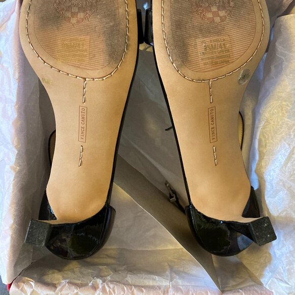 Vince Camuto black patent leather heel - Picture 15 of 16